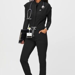 Black Figs scrubs jumpsuit
